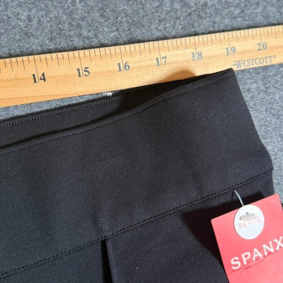 Spanx Womens Perfect Pant Size 3X Petite Hi-Rise Flare Ponte Knit Black NWT Work - Picture 12 of 16